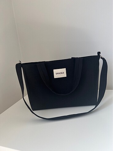 Beden siyah Renk EPOCHLE TOTE BAG/ FERMUARLI,ASTARLI