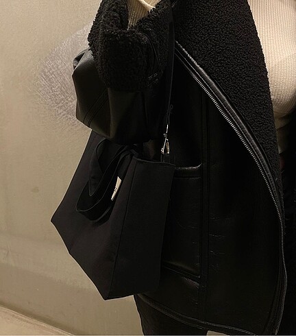 Diğer EPOCHLE TOTE BAG/ FERMUARLI,ASTARLI