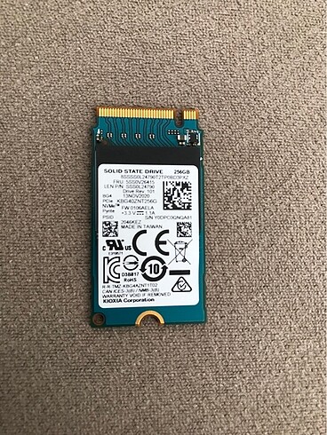 KIOXIA 256GB M.2 SSD