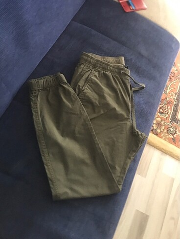 Erkek lastikli keten pantolon