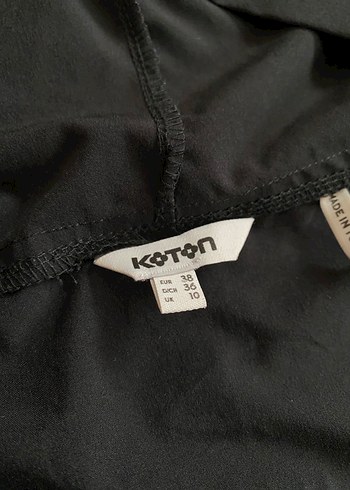 Koton Koton fermuarlı kısa kollu Kapşonlu bluz