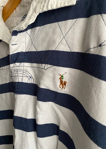 Polo Ralph Lauren Çizgili Polo Tişört - Görsel 4