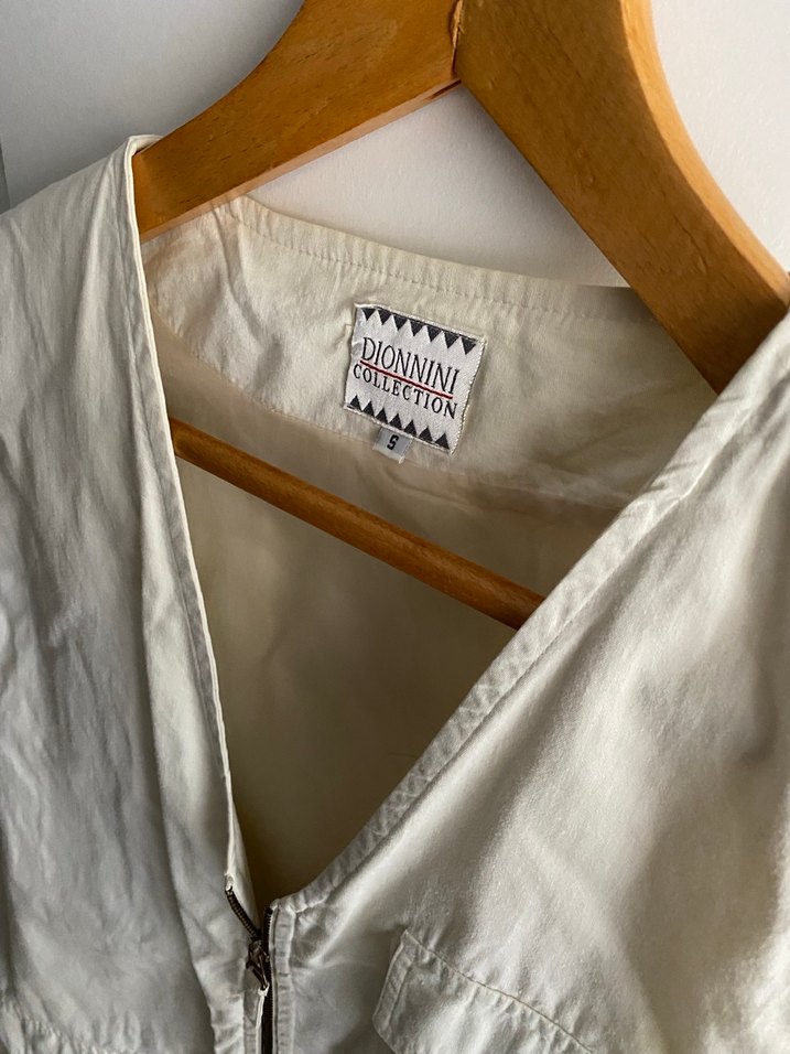 Erkek Bej Fermuarlı Safari Yelek - Görsel 4