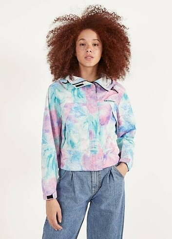 Bershka hooded kapisonlu ceket ince mont