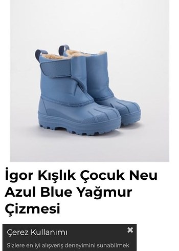 İgor Mavi Erkek Çocuk Yağmur Çizmesi igor bot