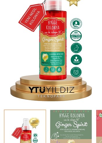 Hygge Kolonya Ginger Spirit 100 ml
