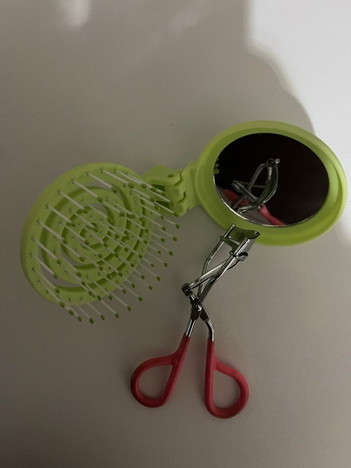 ProCo Beauty Aynalı Saç Fırçası Makaron - Görsel 2