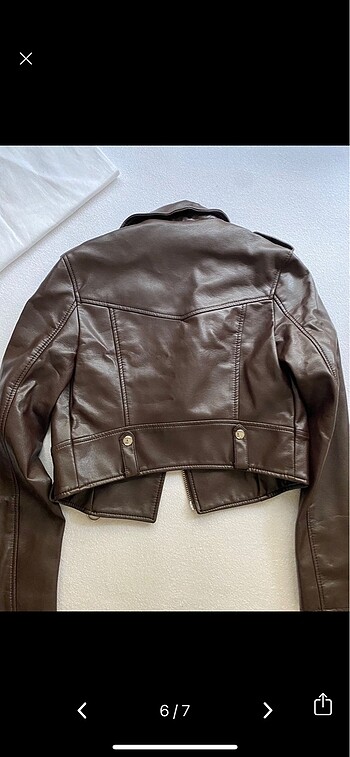 xs Beden Bershka deri biker ceket