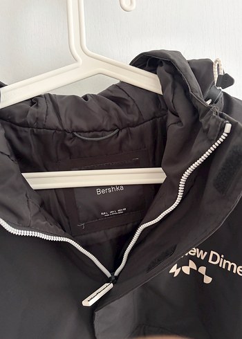 Kapüşonlu Siyah Erkek Mont - Görsel 4