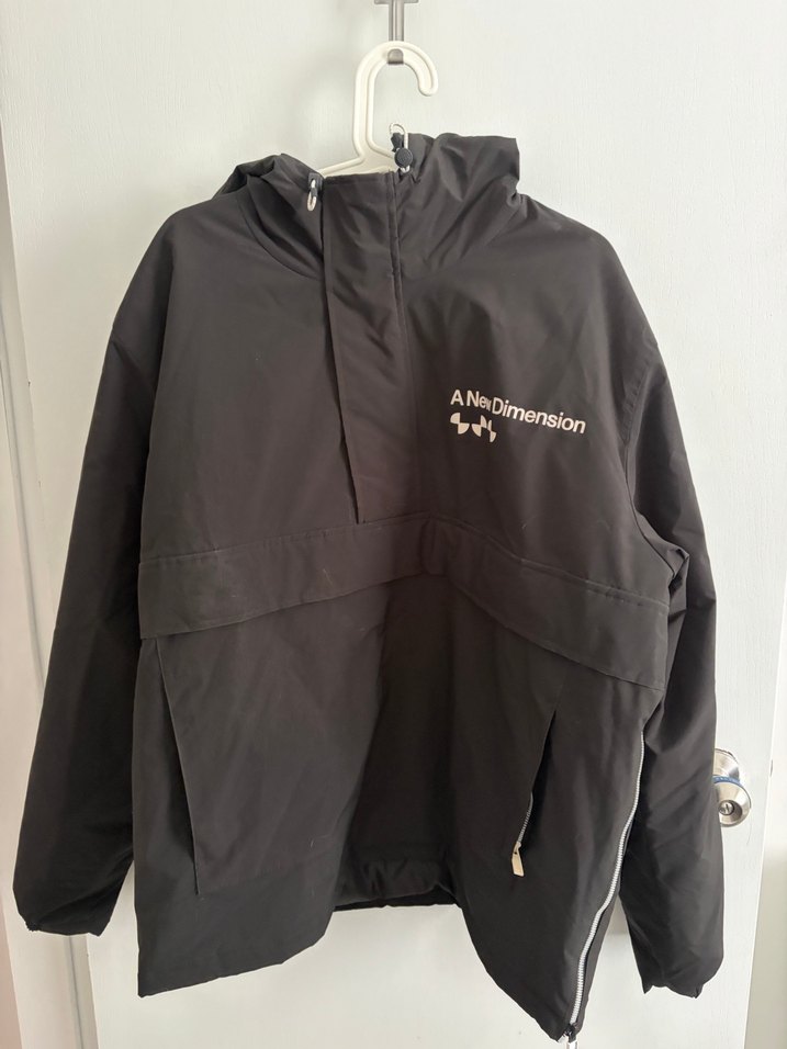 Kapüşonlu Siyah Erkek Mont - Görsel 2