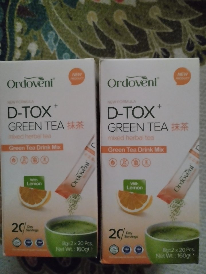 Ordoveni D-TOX+ Yeşil Çay Toz Karışımı 160g - Görsel 2