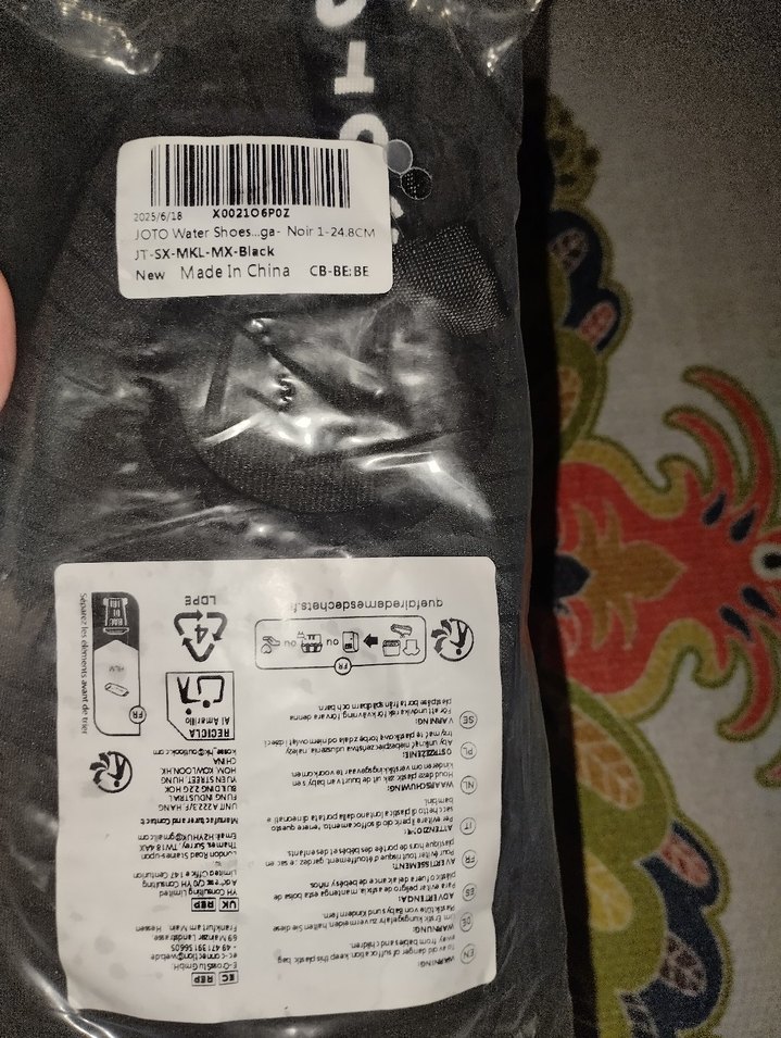 Erkek Siyah Cırtlı Su Ayakkabısı - Görsel 4