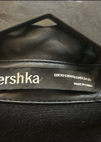 Düğmeli Siyah Deri Kadın Ceket - Görsel 3