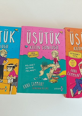 Üşütük Kızın Günlüğü Çocuk Kitapları Seti 3 adet