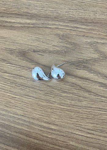 Minimalist Parlak Midi Küpe Çelik