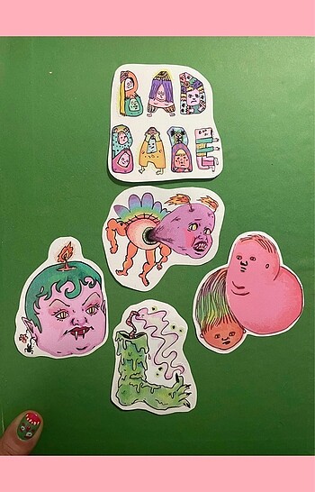 Tasarımcı BadBabe 2li Sticker Pack