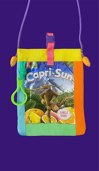 Tasarımcı Capri-Sun Monkey Telefon Çantası