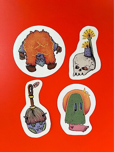4?lü Sticker Set