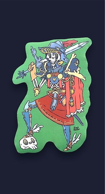 İslor Büyük Boy İskeletor Stickerı