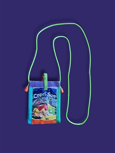 Tasarımcı Capri-Sun Monster Alarm Telefon Çantası