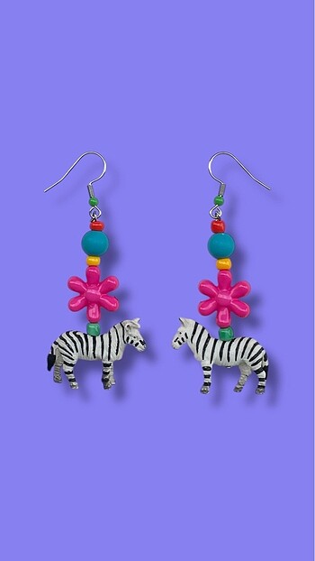 Zebra Küpe