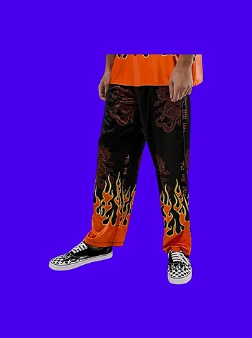 Asos Alevli Saten Pantolon