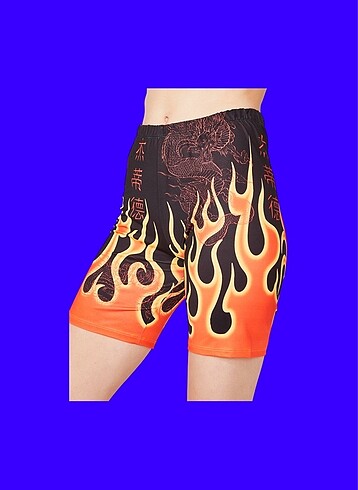 Alevli Biker Short