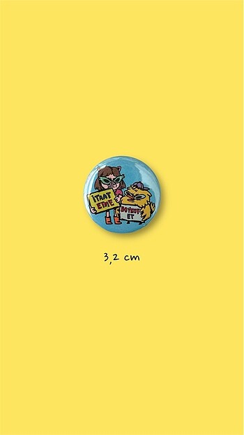 Cute But Politic Babe Pin