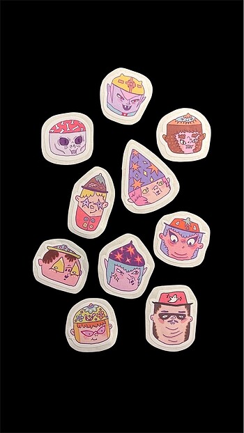 Bad Babe ve Arkadaşlar 10?lu Sticker Pack