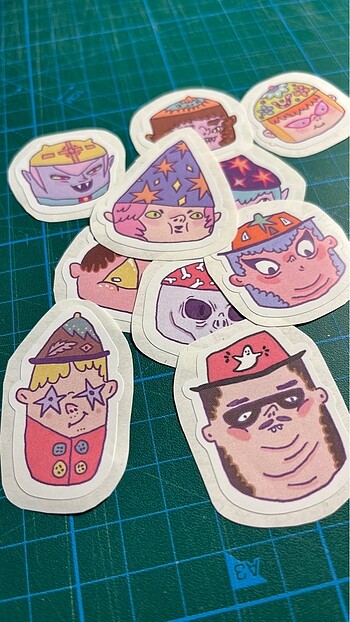 Beden Bad Babe ve Arkadaşlar 10?lu Sticker Pack