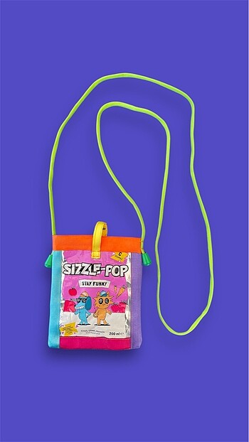 Tasarımcı Sizzle-Pop Mini Çapraz Çanta