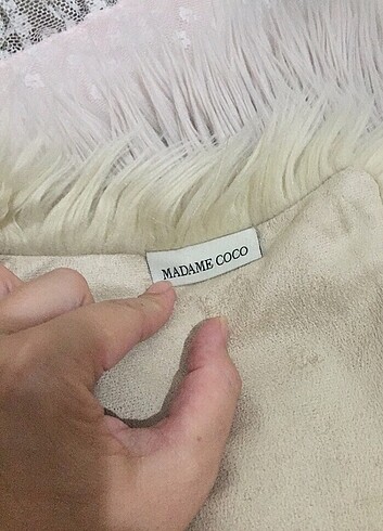 Madame Coco Madame coco tüylü peluş kırlent kılıfı