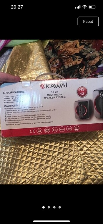  Beden Kawai 2.1 ch speaker system