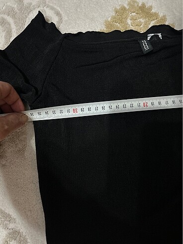 m Beden siyah Renk Siyah Crop bluz