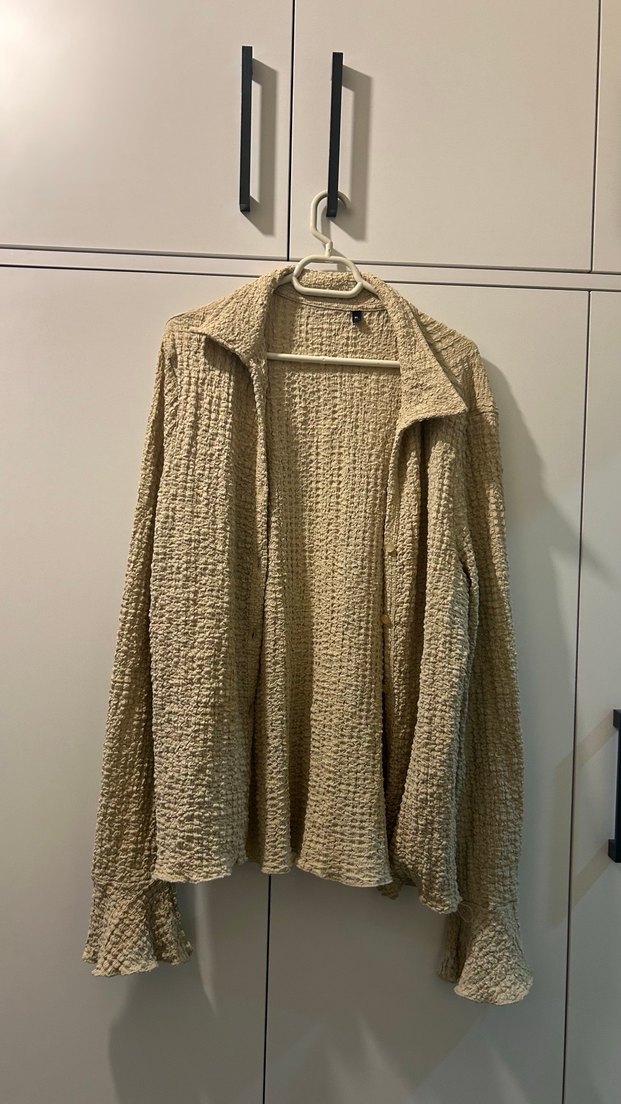 Bej Kadın Gömlek - Görsel 2