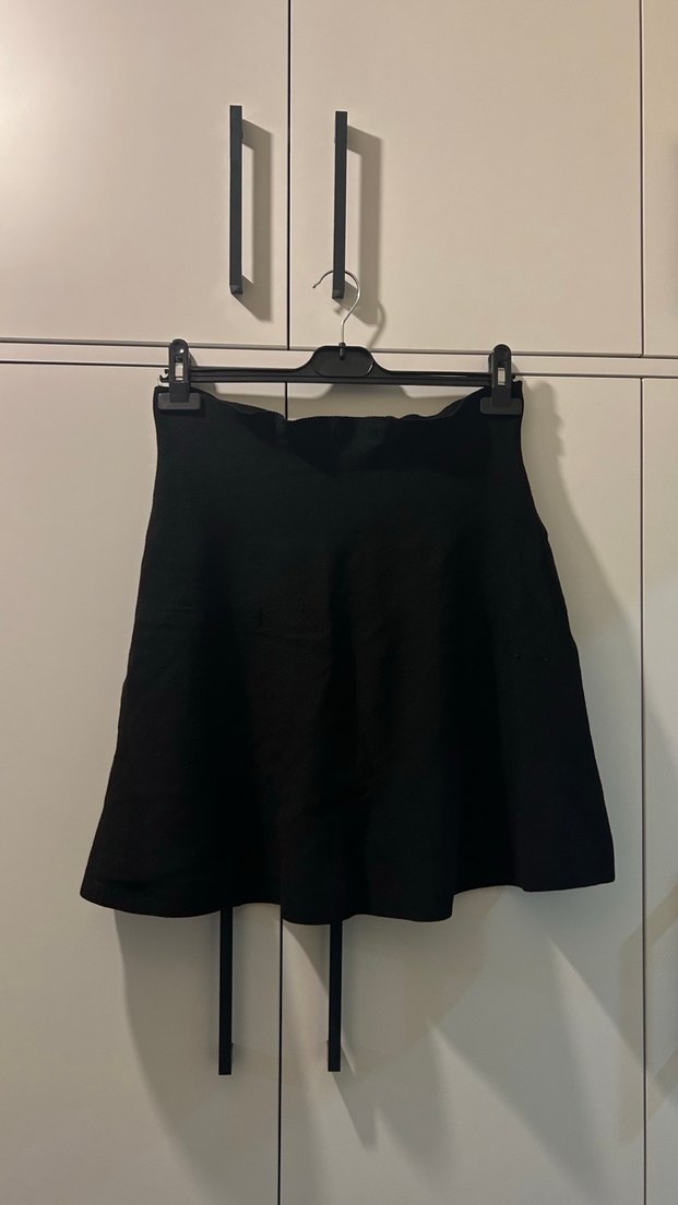 Siyah Pilili Mini Etek - Görsel 4