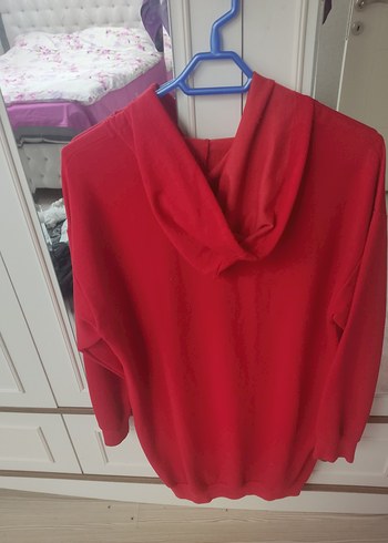 LC Waikiki Kırmızı Fermuarlı Kadın Sweatshirt