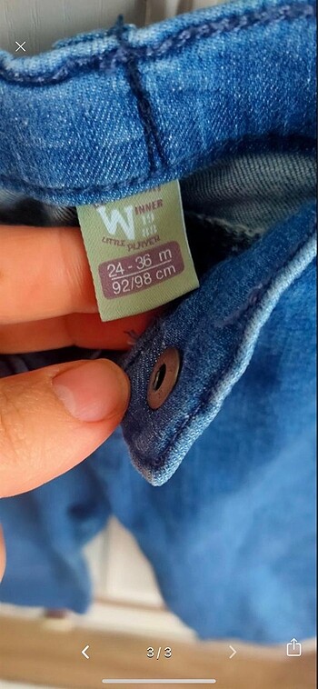 24-36 Ay Beden 24-36 ay Erkek Çocuk yumuşak kot pantolon