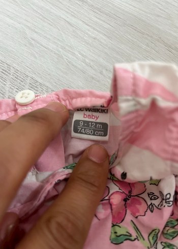 LC Waikiki Pembe Kolsuz Kız Elbisesi