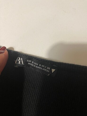 Zara uzun kollu crop