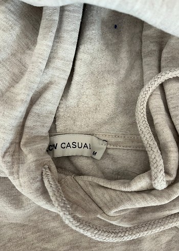 LC Waikiki Gri Kapüşonlu, Kadın Sweatshirt