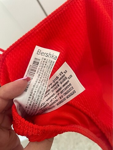 s Beden kırmızı Renk Bershka Bodysuit