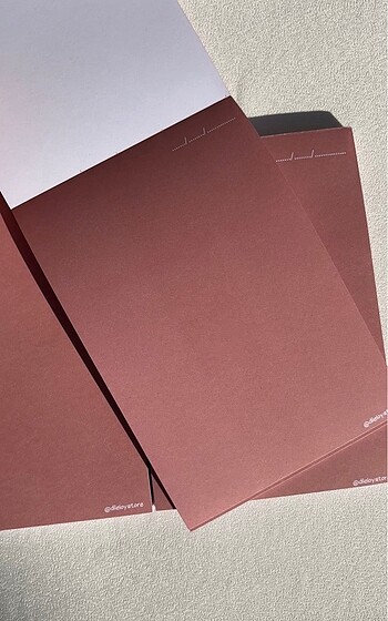 TEK RENK BORDO BLOKNOT/TO DO LIST(A6 10x14,5)