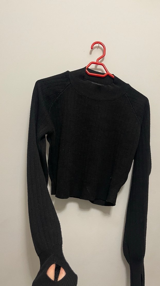 Siyah alt-üst triko takım - Görsel 2