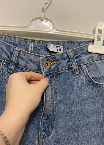 Pastel Mavi Kadın Denim Pantolon - Görsel 3