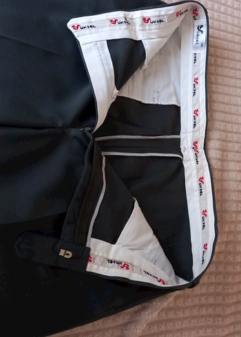 Gri Midi Kemerli Erkek Pantolon 46 Beden.Ofis stili. - Görsel 2