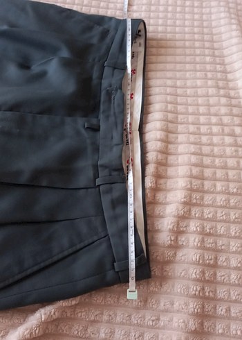 Gri Midi Kemerli Erkek Pantolon 46 Beden.Ofis stili. - Görsel 3