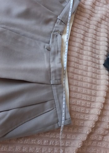 46 Beden Erkek Mevsimlik kumaş keten pantolon - Görsel 4