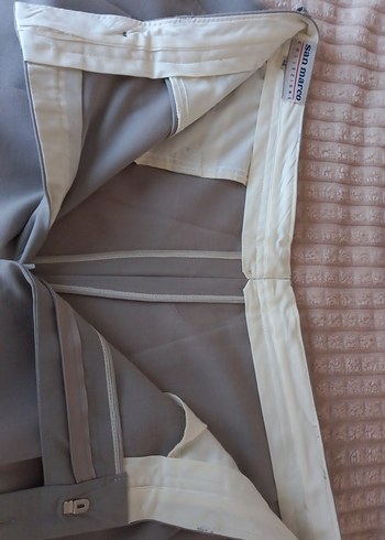 46 Beden Erkek Mevsimlik kumaş keten pantolon - Görsel 5