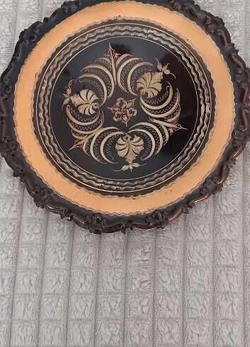 American Vintage Bakır el işçiliği tabak.